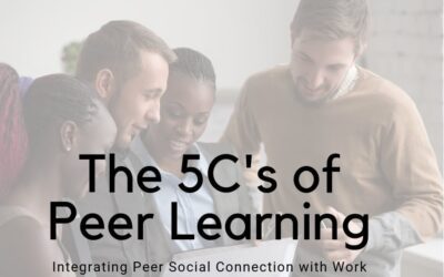 The 5 C’s of Peer Learning: Integrating Peer Social Connection with Work